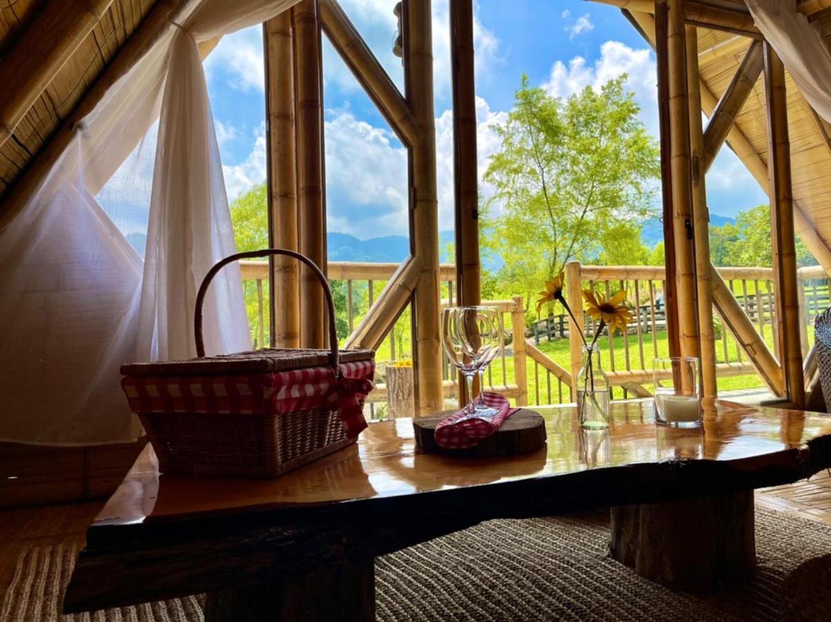 Glamping La Herradura Santa Rosa de Cabal Esterno foto