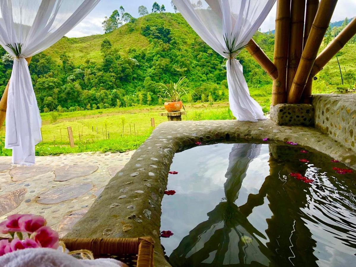 Glamping La Herradura Santa Rosa de Cabal Esterno foto