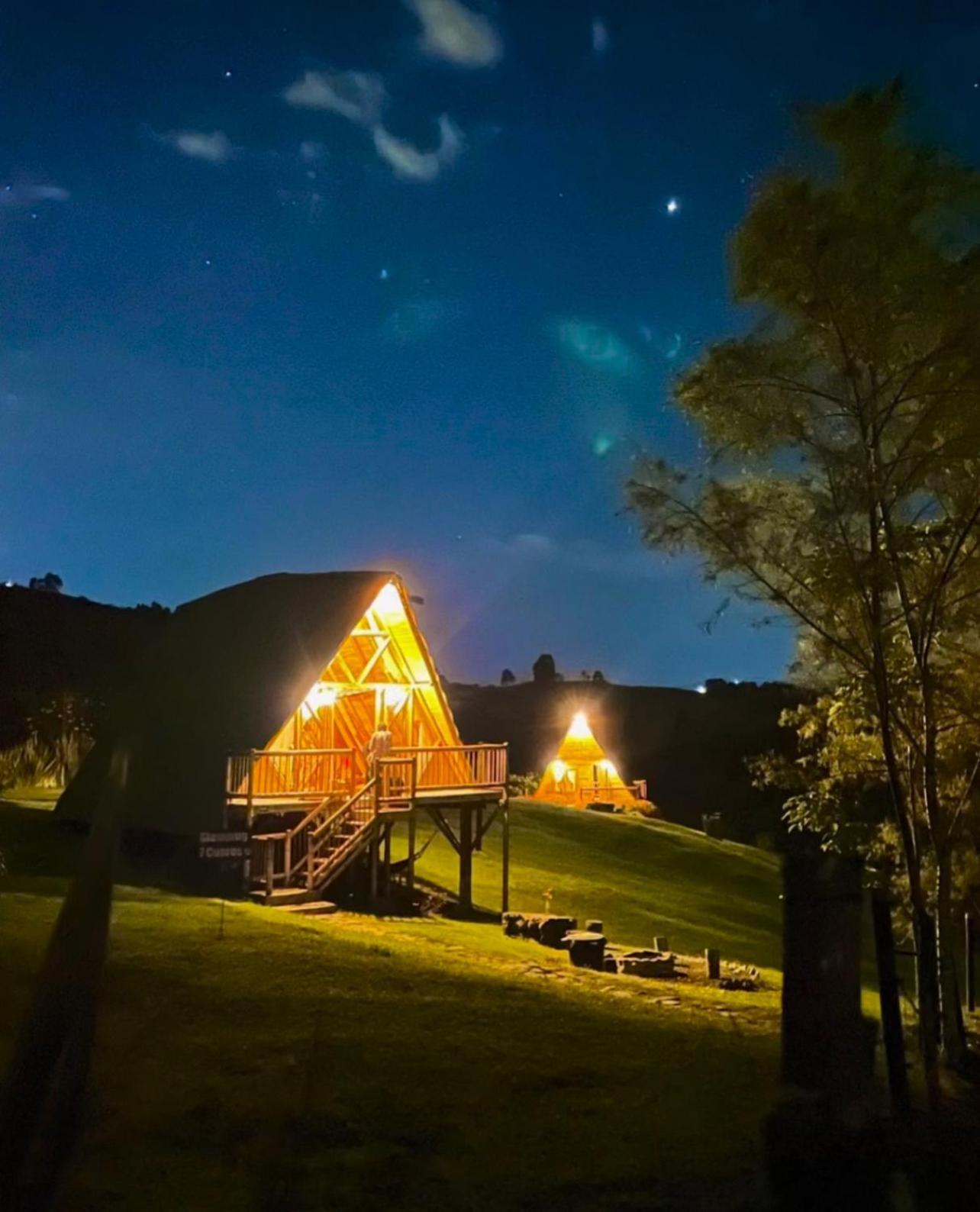 Glamping La Herradura Santa Rosa de Cabal Esterno foto