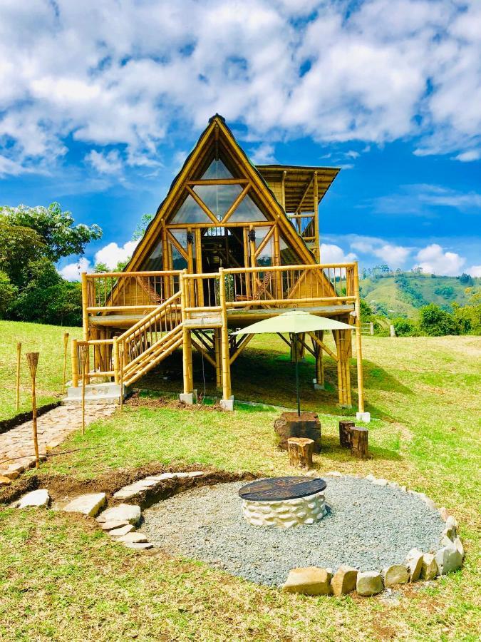 Glamping La Herradura Santa Rosa de Cabal Esterno foto